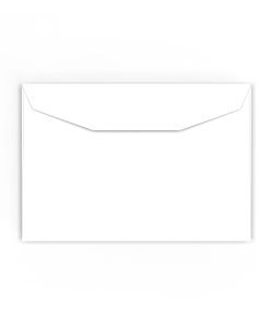 C6 White Opaque Gummed Business Envelope (114 x 162mm)