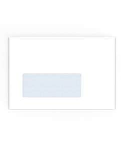 White Envelope with Internal Opacity - Window 114x162mm (C6)