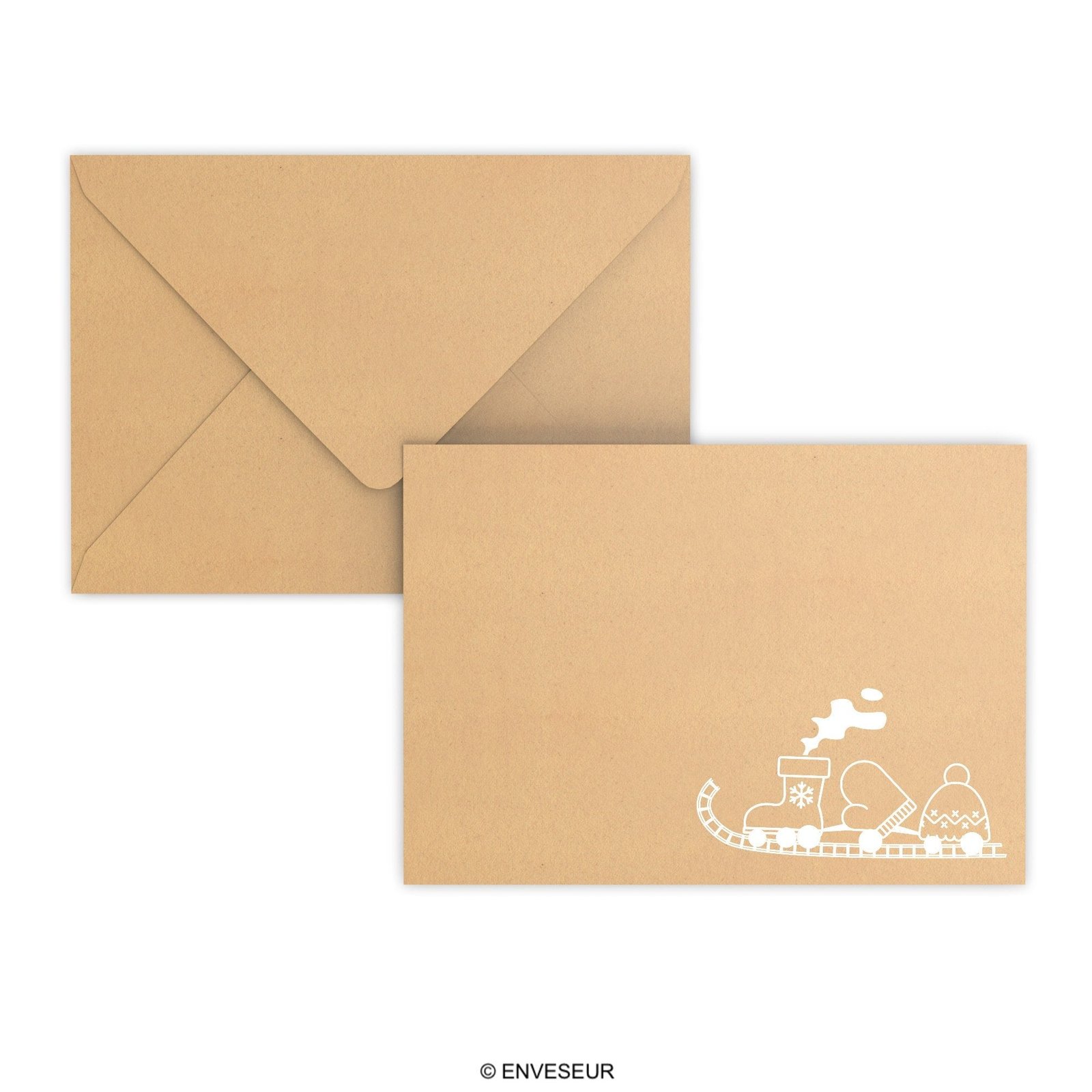 Christmas Toy Train Envelopes