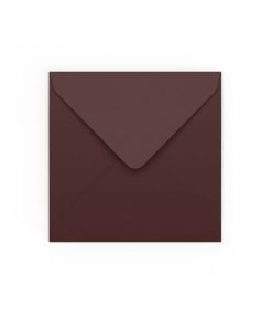 Burgundy Gummed V-Flap Envelope (130 x 130mm)